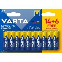 Varta Powerbank  Longlife Power AA LR06 20 stuks