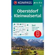 Kompass wandelkaart 03 Oberstdorf