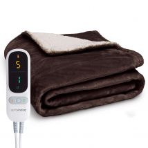 Seranova  Elektrische deken XL  160x120 cm  Kastanjebruin