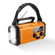 Noodradio ® Solar Powerbank 10.000 mAh  Oranje