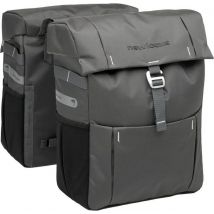 New Looxs  Dubbele Fietstas Vigo 37 Liter  Grijs