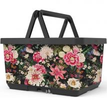 The Basky Company  Fietsmand Basky  Bont Boeket  Paars