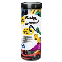 Masterlock  12 Snelbinders  Met bokaal  Groen