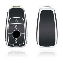 Dutch Shield  Sleutelhoesje  Mercedes zwart B3  Zwart-Zilver