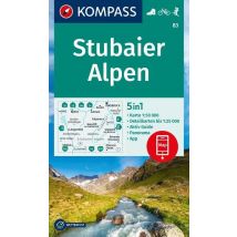 Kompass wandelkaart 83 Stubaier Alpen
