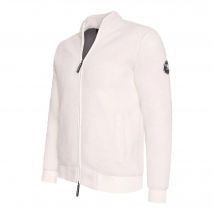 Cappuccino Italia Heren Sherpa Fleece Vest   Wit