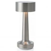 Goliving  Classic Tafellamp Oplaadbaar  21 cm  Zilver