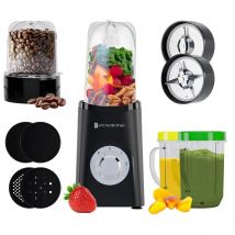 Kitchenbrothers  Smoothie Blender  2-in-1  Zwart