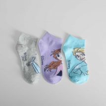 Pack de 3 pares calcetines invisibles de FROZEN - Color: GRIS