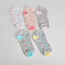 Pack 5 calcetines cortos de estrellas niña - Color: MULTICOLOR
