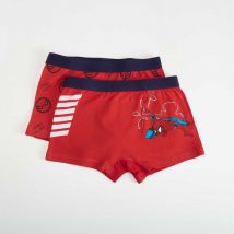 Pack 2 boxers rojos SPIDERMAN - Color: ROJO