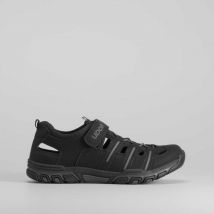 Sandalia negra outdoor velcro UDOK