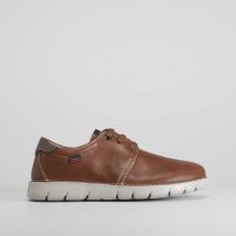 Zapato Blucher sport marrón de piel CALLAGHAN