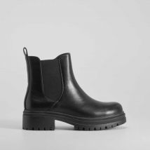 Botín chelsea chunky negro PICCOLA PIU