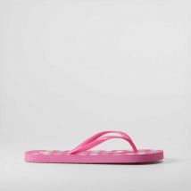 Chancla de dedo puntos multicolor y rosa COCONUT