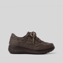 Deportiva casual bordados taupe MYSOFT