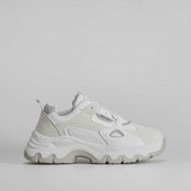 Deportiva plataforma chunky blanca NYC