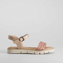 Sandalia pala beige MUSTANG