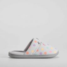 Zapatilla casa puntos multicolor y gris OLYNE