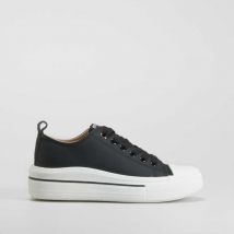 Zapatilla lona negra MUSTANG