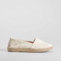 Alpargata de yute y macrame color crudo SENDA ROAD