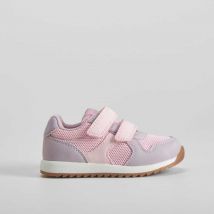 Deportiva velcro bebé lila y rosa BACHE