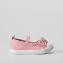 Zapatilla lona bailarina bebé rosa BACHE