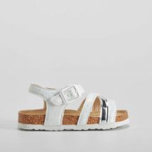 Sandalia bio con tiras blanca OH GIRL