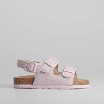 Sandalia bio rosa trenzado OH GIRL