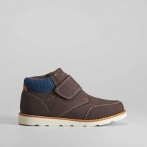 Botín marrón velcro ancho SEVEN FIVE