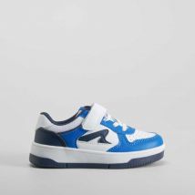 Deportiva infantil blanca y azul SEVEN FIVE