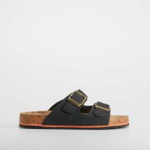 Sandalia bio negra SEVEN FIVE