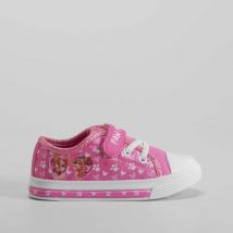 Zapatilla de lona con luces rosa PATRULLA CANINA