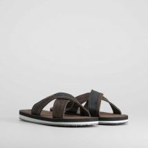 Sandalia cruzada denim eva NYC