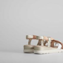 Sandalia tubular multicolor piel COMFEET