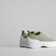 Zapatilla lona plataforma verde NYC