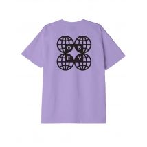 Obey Around the world heavy boxy t-shirt - digital lavender S