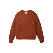 Obey Theo knit sweater maglione da uomo - chestnut brown XL