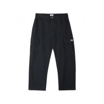 Obey Bigwig baggy twill cargo pants Pantaloni con tasconi da uomo - Black 28 (42)