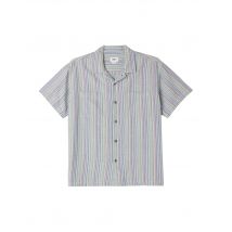 Obey Talby woven camicia maniche corte - hydrangea multi S
