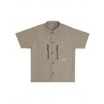 Usual Utility shirt camicia maniche corte da uomo - mud brown L