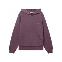 Obey Lowercase pigment Hoodie felpa con cappuccio effetto slavato - pigment plum perfect S