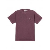 Obey Lowercase pigment t-shirt con effetto vintage da uomo - pigment plum perfect M
