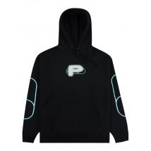Pleasures Pixel P Hoodie felpa con cappuccio e grafica - black S