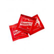 Pleasures Shorty's 3 condom pack preservativi - red One Size
