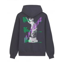 Iuter Cupido Hoodie felpa con cappuccio e grafica - asphalt XL