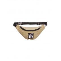 Obey Wasted hip bag II marsupio in canvas slavato - pigment khaki One Size