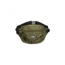 Obey Commuter waist bag marsupio in nylon - combu green One Size