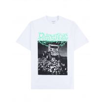 Pleasures Off Road heavy t-shirt boxy con grafica - white M