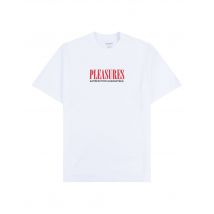 Pleasures Satisfaction heavy t-shirt boxy con grafica - white L